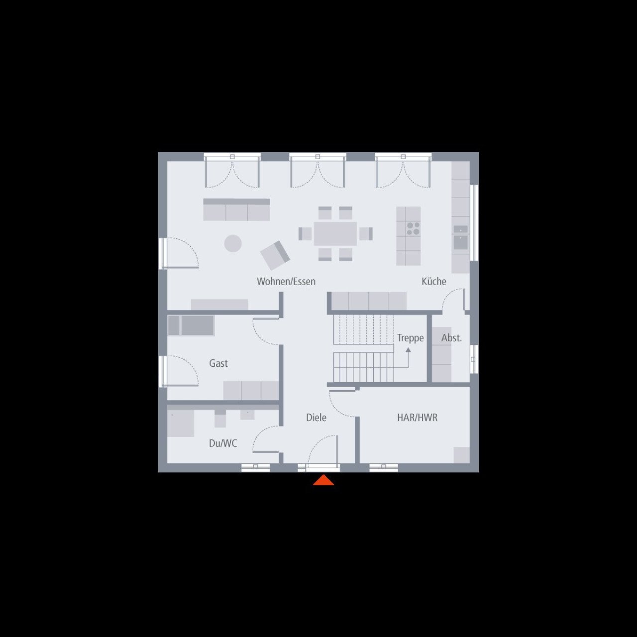 Grundriss Erdgeschoss